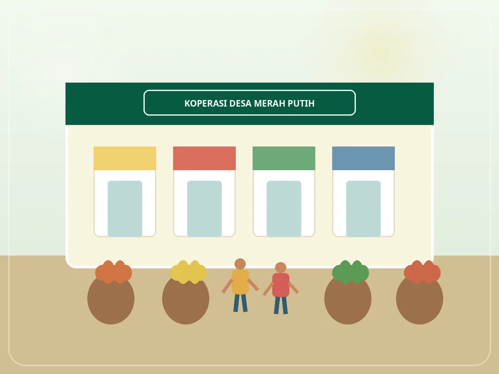Ilustrasi Koperasi Desa Merah Putih
